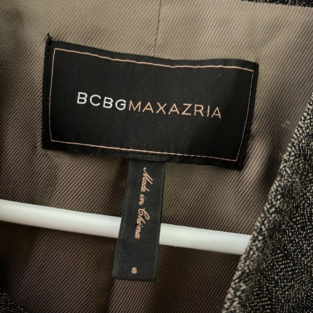 Bcbg Maxazria Dark Brown Small Patterned Jacket. … - image 8
